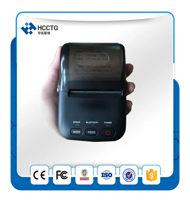 Chinese Mobile Printer 58mm mini portable bluetooth